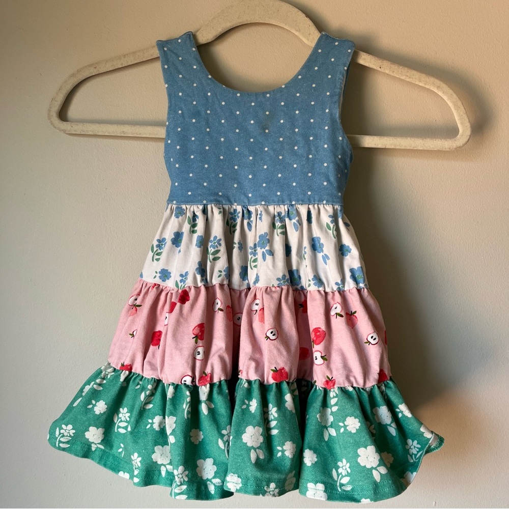 SweetHoney Floral Apple School Dress Matilda Jane lookalike
